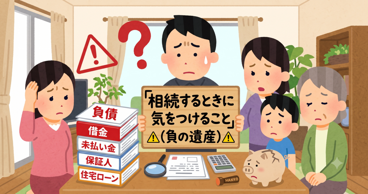 相続するときに気をつけるべきこと（負の遺産）